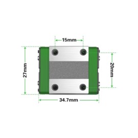 MGN12C Rodamiento lineal