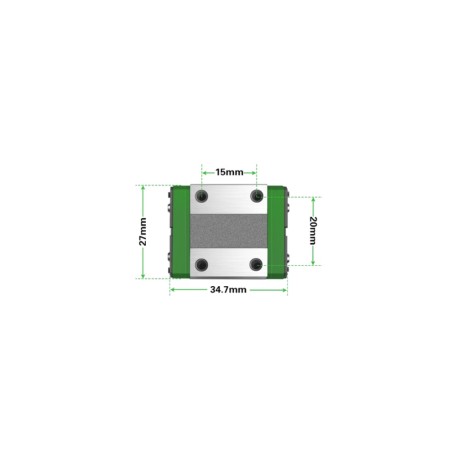 MGN12C Rodamiento lineal