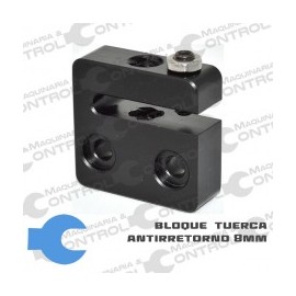 Bloque Tuerca Anti Backlash para husillo 8mm