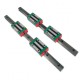 Eje 2 Guías lineales HGR25 y 4 rodamientos HGH25CA