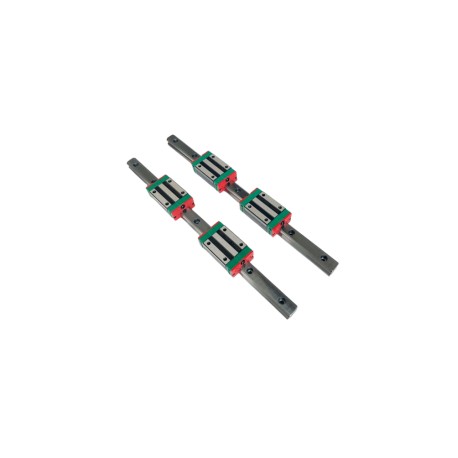 Eje 2 Guías lineales HGR25 y 4 rodamientos HGH25CA