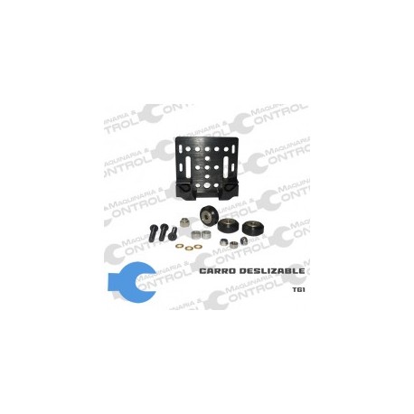 Carro deslizante con 3 Ruedas y soporte para banda  V Slot 2020 DA