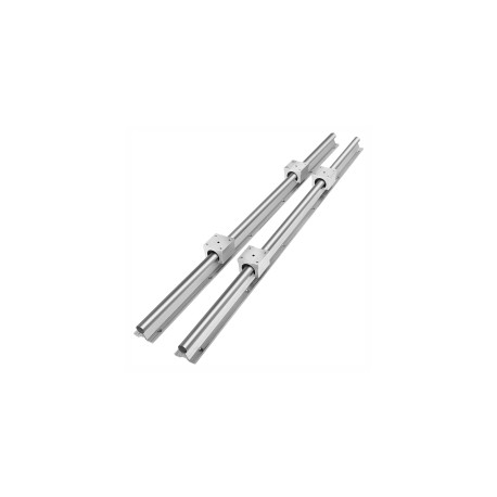 Eje 2 Guías lineales SBR20 y 4 rodamientos SBR20UU