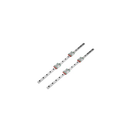 Eje 2 Guías MGN12 y 4 rodamientos MGN12C