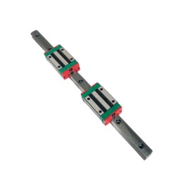 Guía lineal 1 guía HGR25 y 2 rodamientos HGH25CA