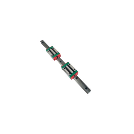 Guía lineal 1 guía HGR25 y 2 rodamientos HGH25CA