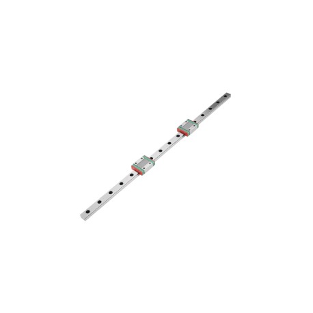 Guía lineal 1 guía MGN12 y 2 rodamientos MGN12C