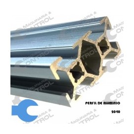 Perfil de aluminio estructural 2040