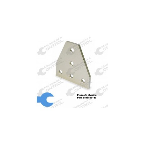 Placa T Aluminio Para Perfil 2020,3030,4040