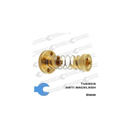 Tuerca Anti Backlash para husillo 8mm