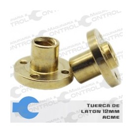Tuerca con rosca trapezoidal 12mm