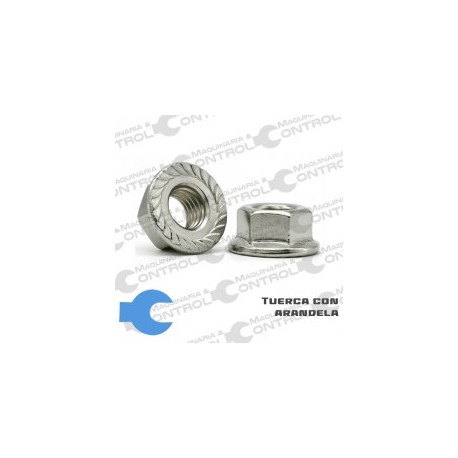 Tuerca hexagonal con arandela
