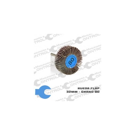 Rueda flap 32mm - Grano 80