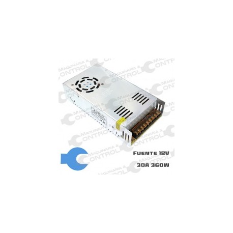 Fuente conmutada 12V, 30A