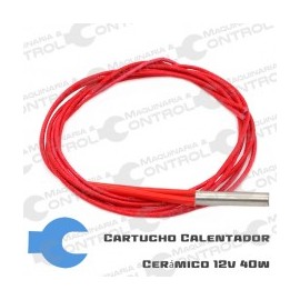 Cartucho Ceramico Calentador Calefactor 12v 40w