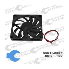 Ventilador 80x80x10mm 12v